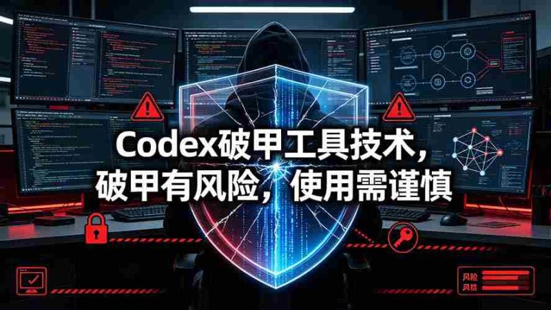 （19533期）Codex破甲工具技术，破甲有风险，使用需谨慎-金启创业网 - 网上赚钱方法教程大全 - www.jinqi6.top