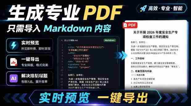 只需导入Markdown内容，实时预览一键导出专业PDF！轻松解决AI生成内容排版问题Presto-金启创业网 - 网上赚钱方法教程大全 - www.jinqi6.top