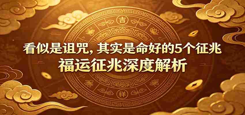 付费文章：《看似是诅咒，其实是命好的5个征兆》福运征兆深度解析-金启创业网 - 网上赚钱方法教程大全 - www.jinqi6.top