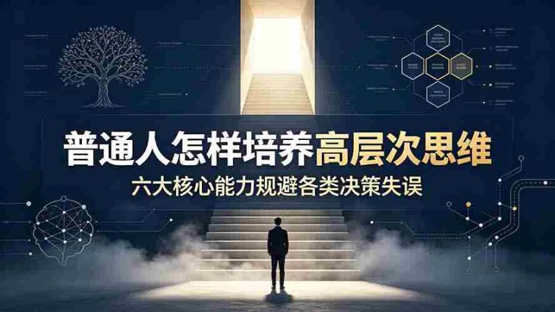 （19479期）付费文章：普通人怎样培养高层次思维，六大核心能力规避各类决策失误-金启创业网 - 网上赚钱方法教程大全 - www.jinqi6.top