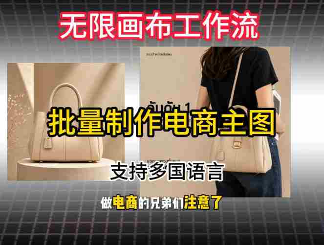批量复刻电商爆款主图工作流搭建教学，批量下载，支持多国语言，不管是国内电商还是跨境店群都能用-金启创业网 - 网上赚钱方法教程大全 - www.jinqi6.top