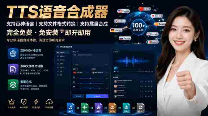 （19374期）最新TTS配音，支持批量，支持文件格式转换，功能超多-金启创业网 - 网上赚钱方法教程大全 - www.jinqi6.top