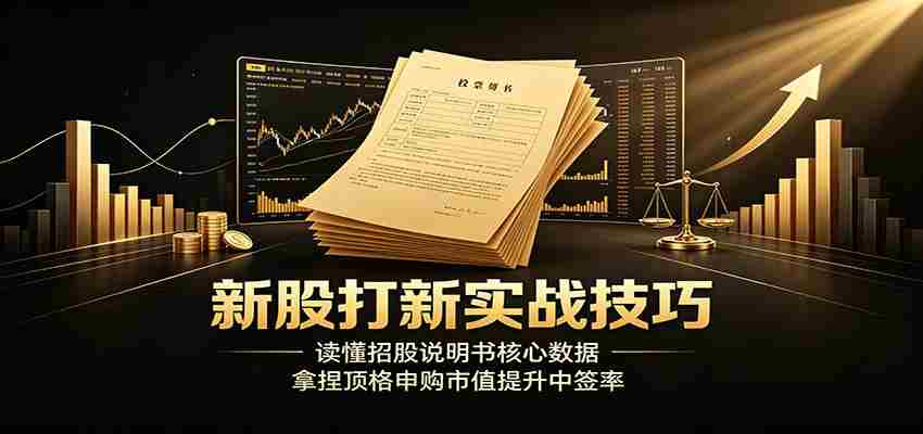 新股打新实战技巧：读懂招股说明书核心数据，拿捏顶格申购市值提升中签率-金启创业网 - 网上赚钱方法教程大全 - www.jinqi6.top