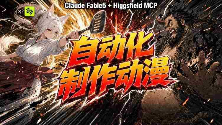 （19477期）AI自动化动漫制作！Claude Fable 5接入Higgsfield MCP，直接生成完整创意内容-金启创业网 - 网上赚钱方法教程大全 - www.jinqi6.top