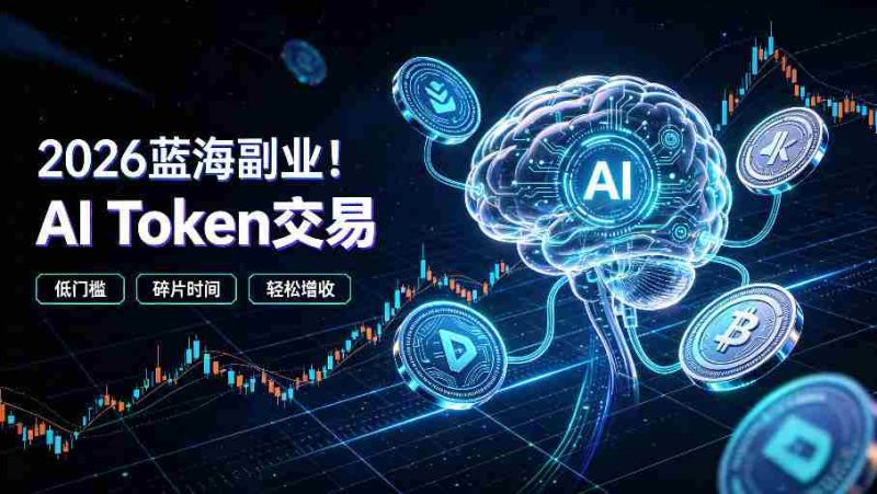 2026全新风口副业｜AI智能Token交易，空闲时间轻松 賺 收益，无需全天盯盘【揭秘】-金启创业网 - 网上赚钱方法教程大全 - www.jinqi6.top
